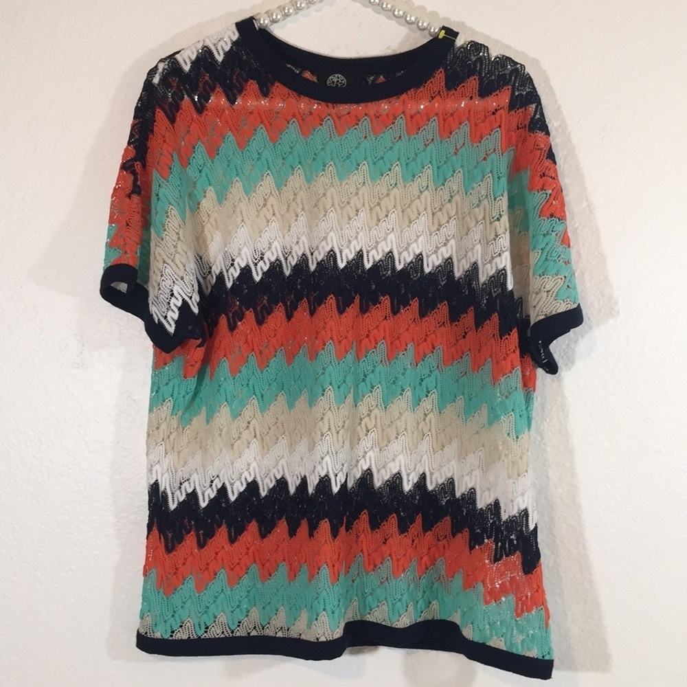 Bobeau Pullover Sweater Colorful Size Small - Picture 2 of 6